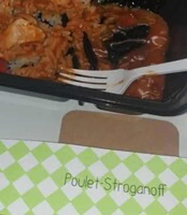 Poulet stroganoff