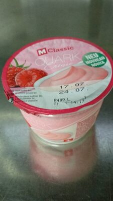 Quark crème framboise