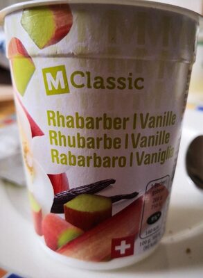 Yogourt Rhubarbe/Vanille