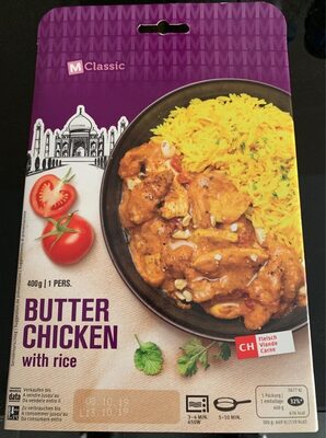 Butter Chicken with rice