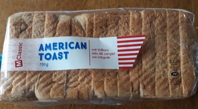 Américain toast front packaging