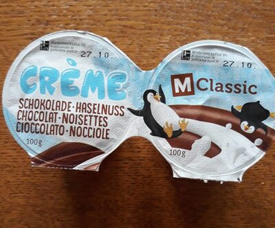 Crème chocolat-noisette