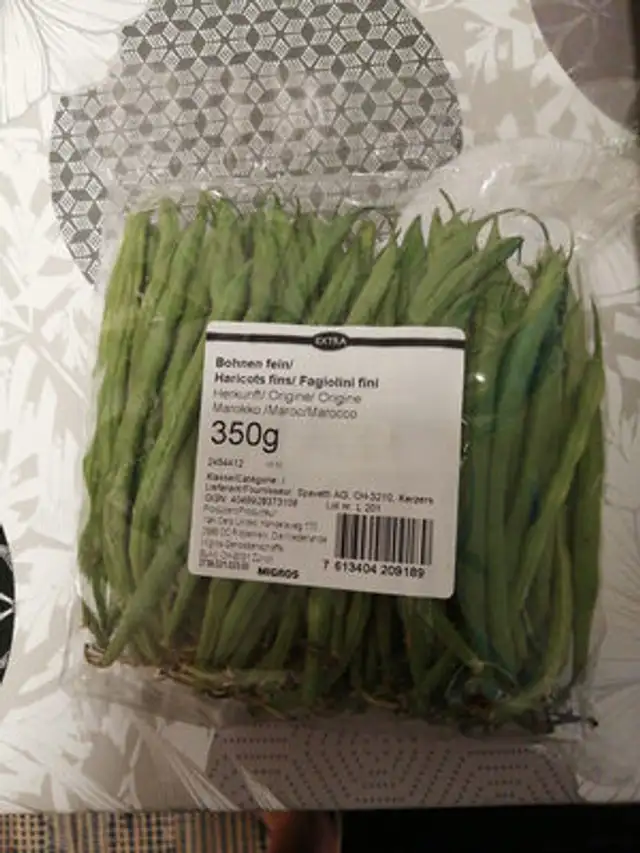 Bohnen fein front packaging