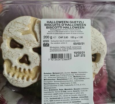 Biscuits d'halloween