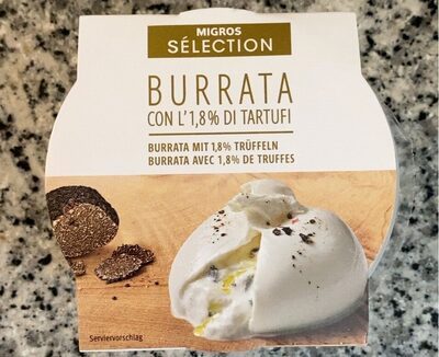 Burrata avec 1.8% de truffes