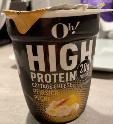 High protein cottage cheese peche