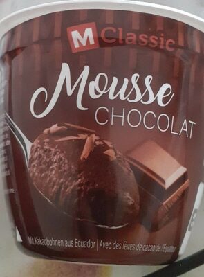 Mousse chocolat front packaging