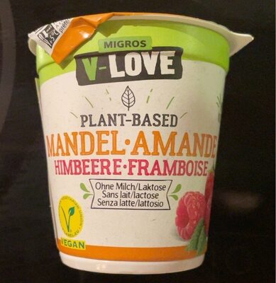 Plant-based Mandel Himbeere