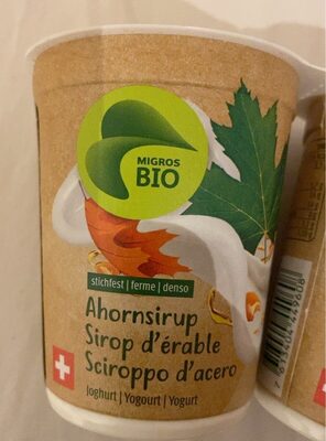 Yogourt sirop d’érable