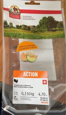 Poitrine de dinde avec croûte