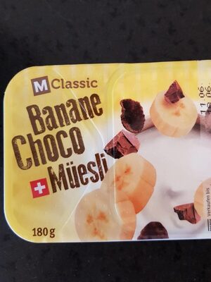 Banane choco müesli
