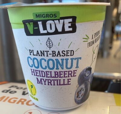 Kokosnuss Heidelbeer Joghurt