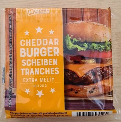 Cheddar Burger Scheiben