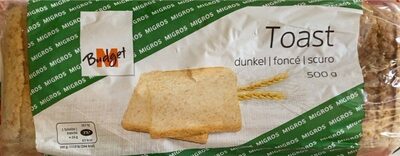 Toast foncé front packaging