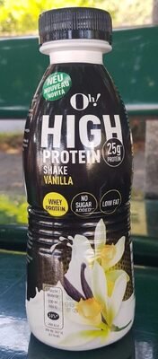 High protein shake vanilla