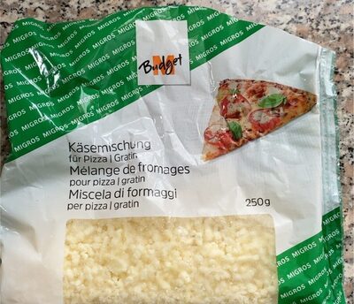 Käsemischung Pizza/ Gratin front packaging