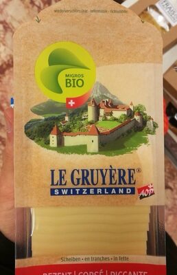 Bio gruyère AOP corsé tranches