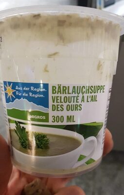 velouté à l'ail des ours