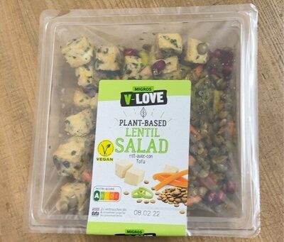 Plant-Based Lentil Salad front packaging