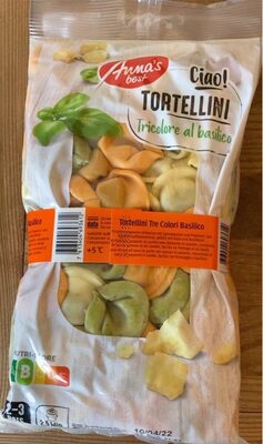 Tortellini tricolore al basilico
