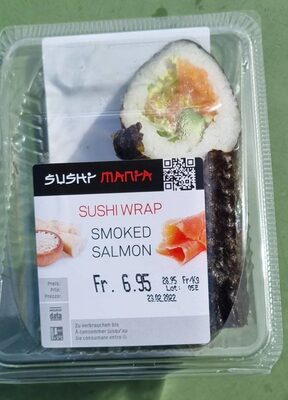 Sushi wrap saumon fumé