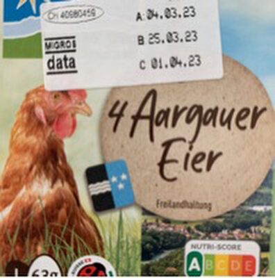 Aargauer Eier front packaging