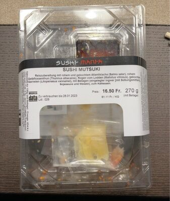 SUSHI MUTSUKI front packaging