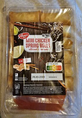 Mini Chicken Spring Rolls