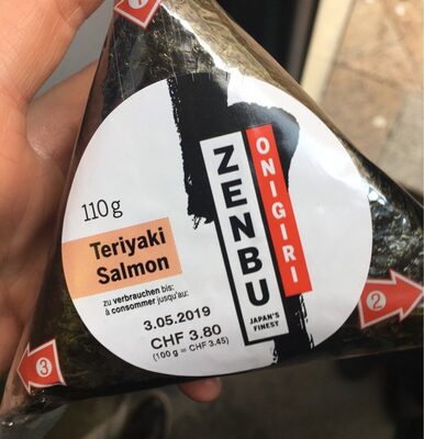 Onigiri teriyaki salmon