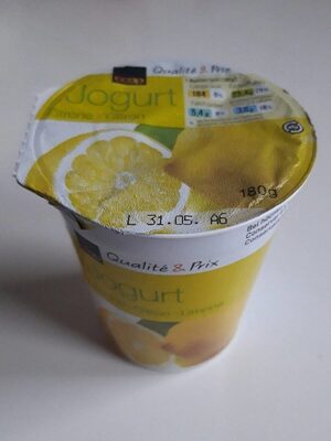 Jogurt citron qualité &prix coop