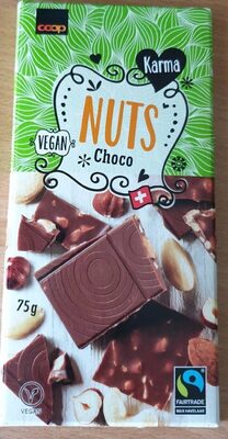 Nuts choco front packaging