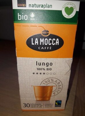 Lungo 100% bio front packaging