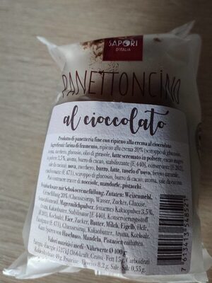 Panettone front packaging