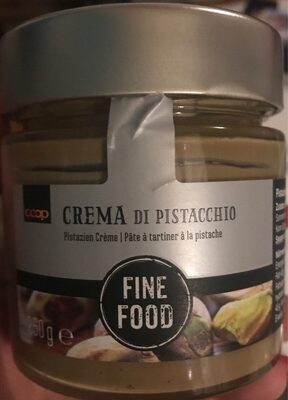 Creme de pistache front packaging