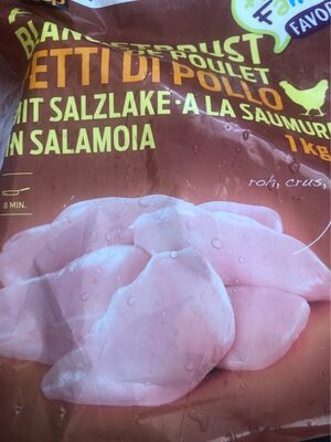 Blancs de poulet front packaging