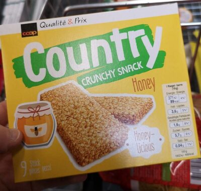 Country crunchy snack honey