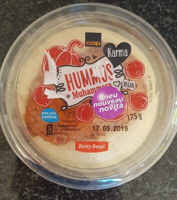 Hummus Muhammara front packaging