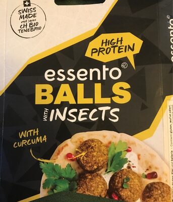 Essento Balls with insects front packaging