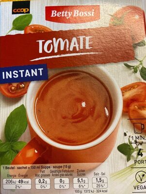 Potage instantané à la tomate