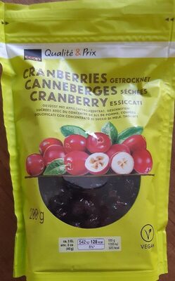 Canneberges séchées