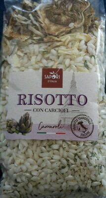 Risotto con carciofi front packaging