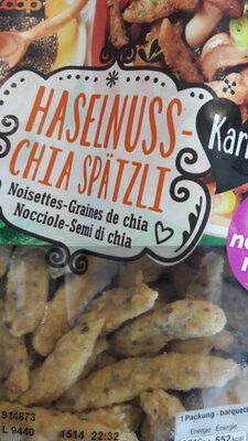 Haselnuss-chia spätzli