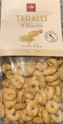 Taralli al finocchio front packaging