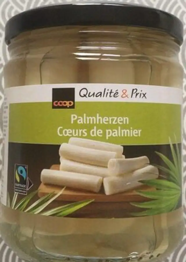 Coeurs de palmier front packaging
