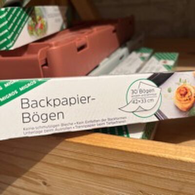 Backpapier-Bögen