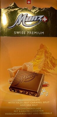 Milk Chocolate with salty hazelnut crunch