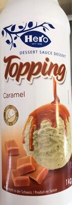 Topping Caramel front packaging