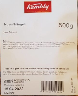 Nuss-Stängeli