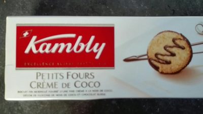 Petits fours crème de coco