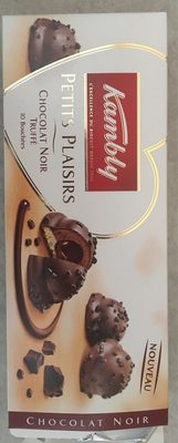 Kambly Biscuits Petits Plaisirs chocolat noir truffé le paquet de 100 g